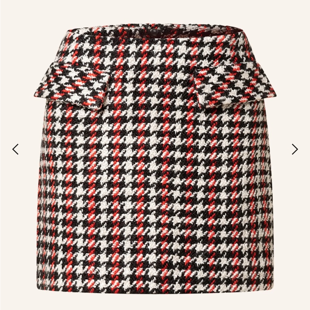 🆕 Tuckernuck BAUM UND PFERDGARTEN A-Line Mini Skirt SHANNA in Houndstooth sz 4